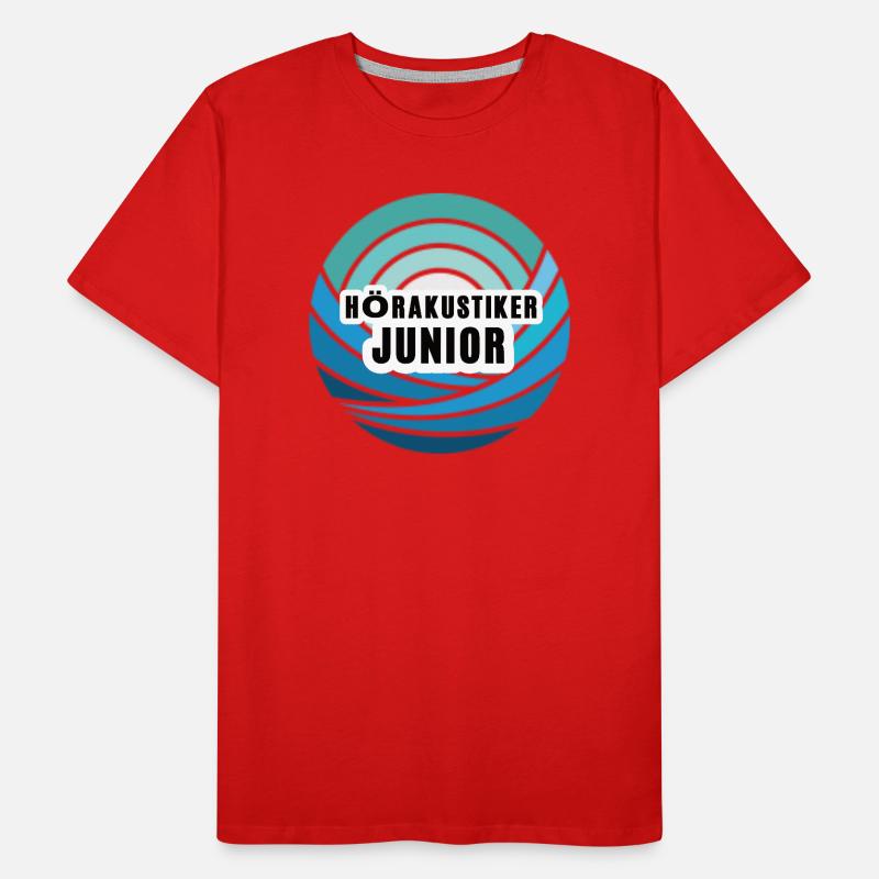 Hörakustiker Junior Nachfolger Sohn Kind Junge Männer Premium Bio T-Shirt