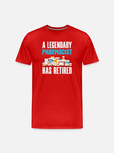 Pharmacist Pharmaceutical Technical - Men's Premium Organic T-Shirt - red