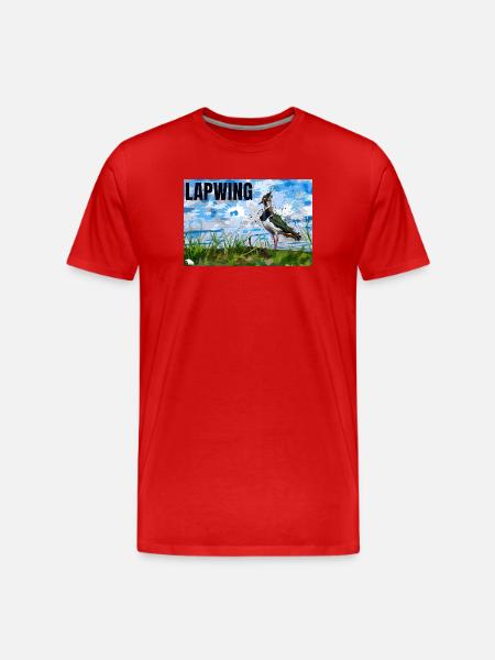 LAPWING - Men's Premium Organic T-Shirt - red