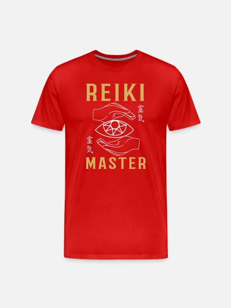 Reiki Symbol Reiki Master Reiki - Men's Premium Organic T-Shirt - red