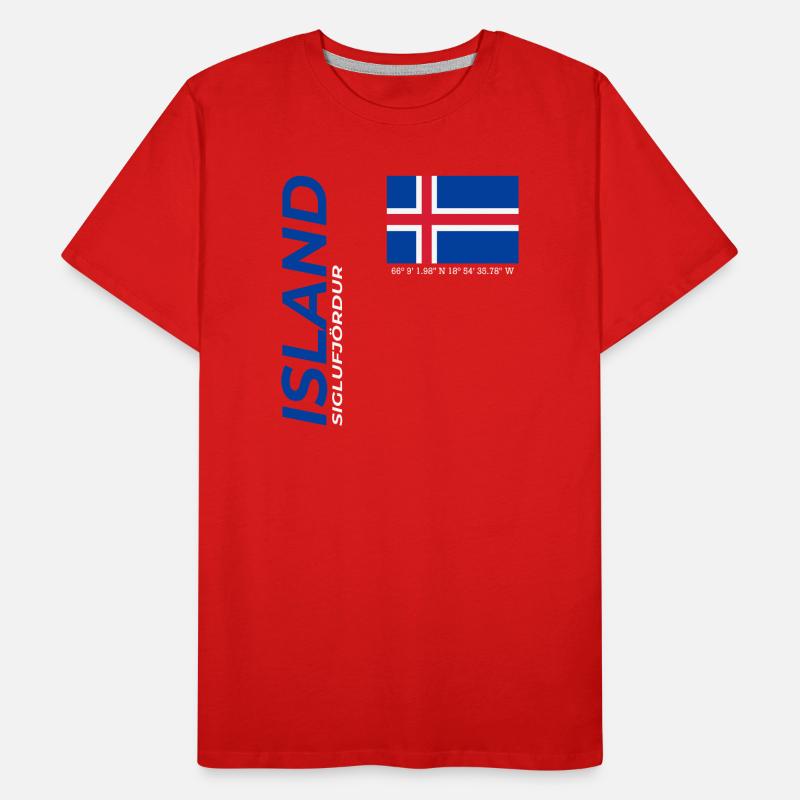 Siglufjördur T-shirt bio Premium Homme