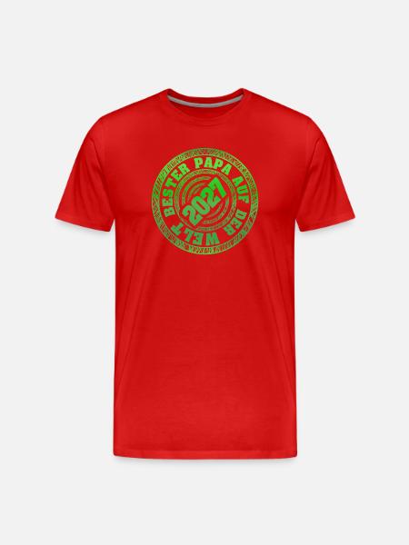 2027 - Men's Premium Organic T-Shirt - red