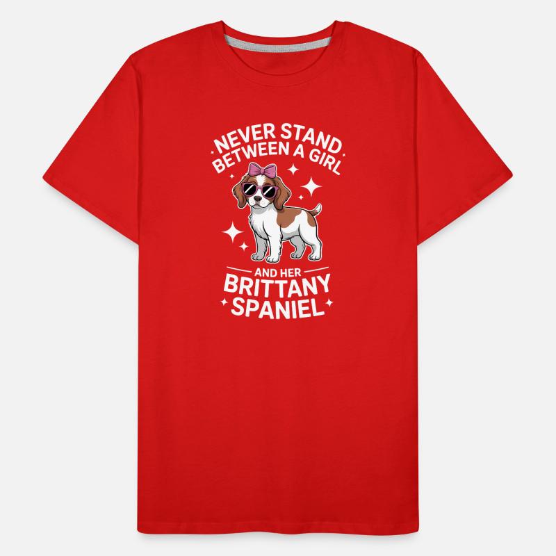 Brittany Spaniel Saying Brittany Spaniel Gift Men's Premium Organic T-Shirt