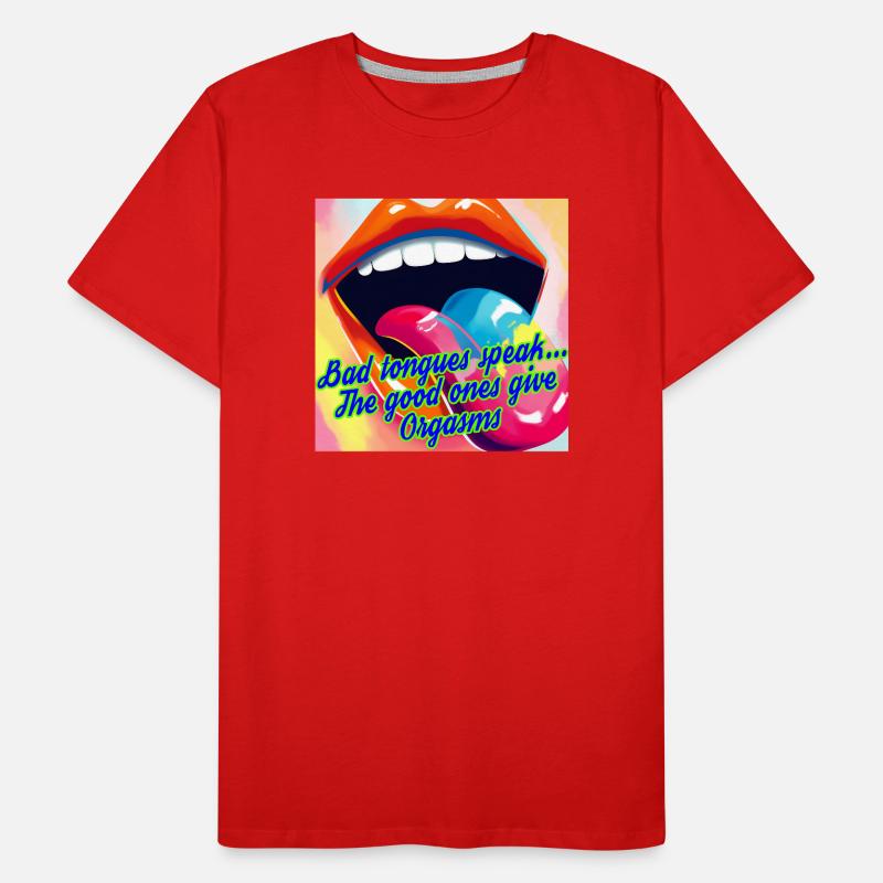 Langues & Orgasmes T-shirt bio Premium Homme