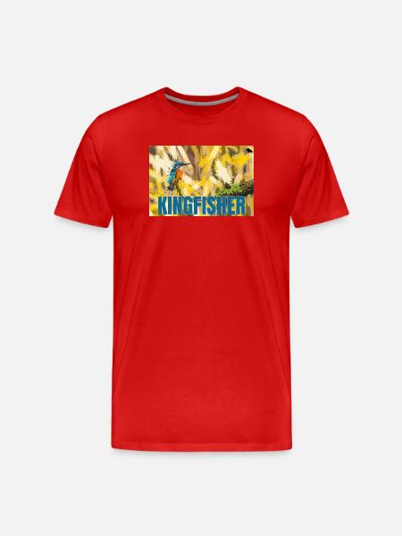 MARTIN-PÊCHEUR - T-shirt bio Premium Homme - rouge