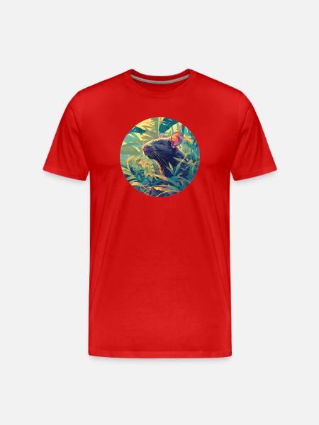 Ratten Ratte - Männer Premium Bio T-Shirt - Rot