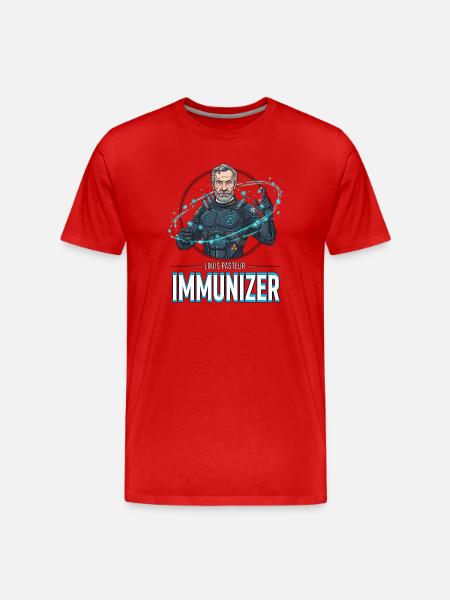Pasteur Immunizer Armor - T-shirt bio Premium Homme - rouge