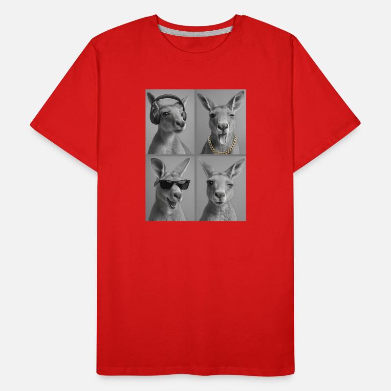 Kangaroo Men's Premium Organic T-Shirt
