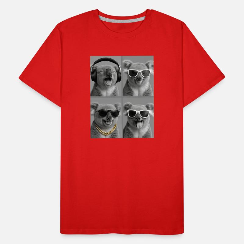 Koala Männer Premium Bio T-Shirt