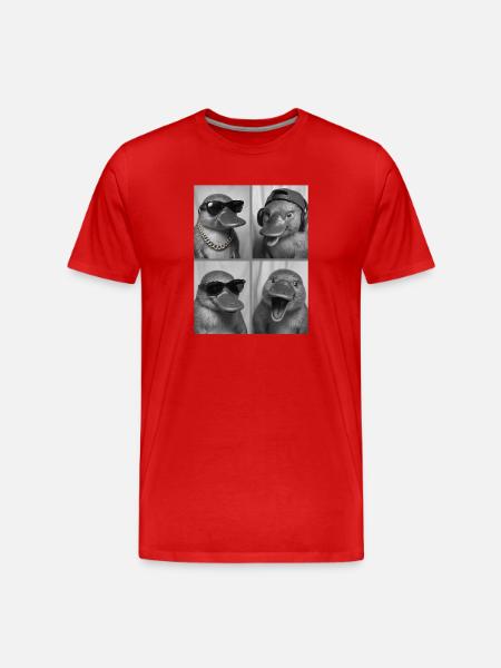 Ornithorynque - T-shirt bio Premium Homme - rouge