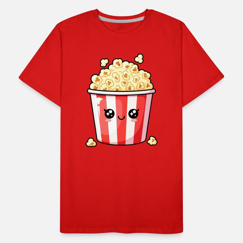 Seau à pop-corn Kawaii T-shirt bio Premium Homme