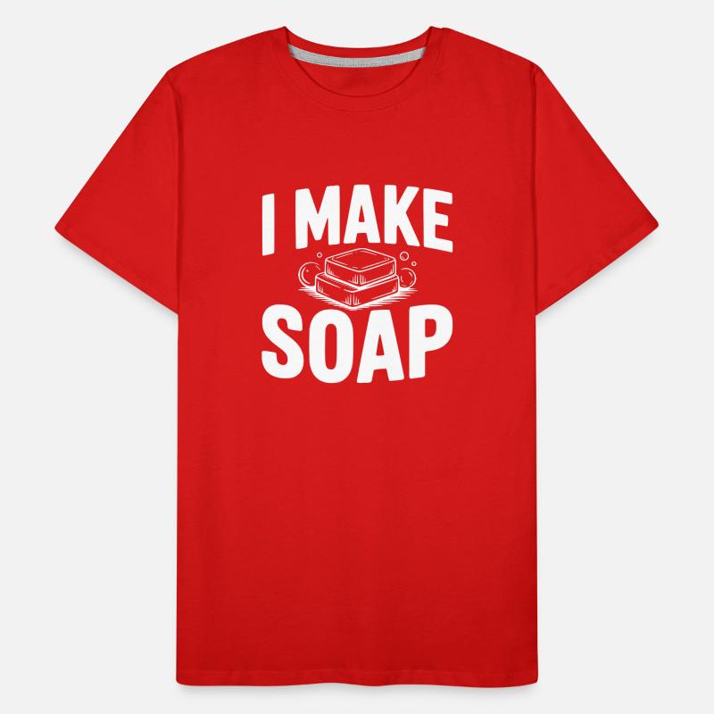 I Make Soap Men's Premium Organic T-Shirt