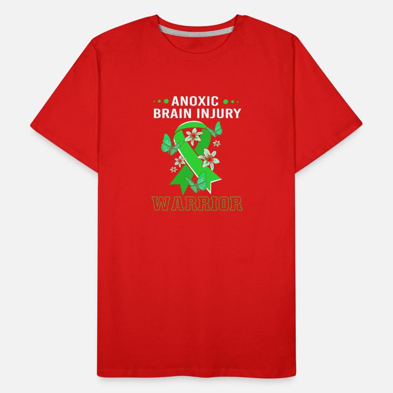 Stroke Brain Injury Men's Premium Organic T-Shirt