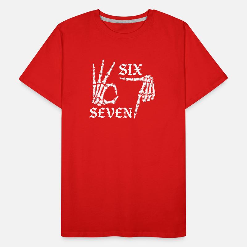 Kids Meme 67 Six Seven T-shirt bio Premium Homme