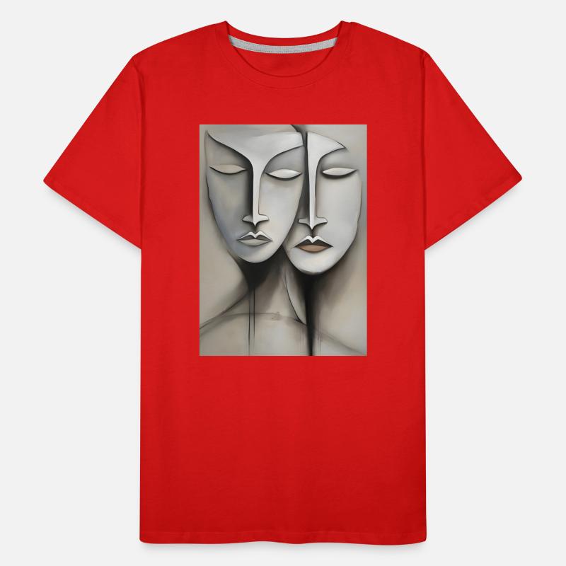Faces, faces Men's Premium Organic T-Shirt