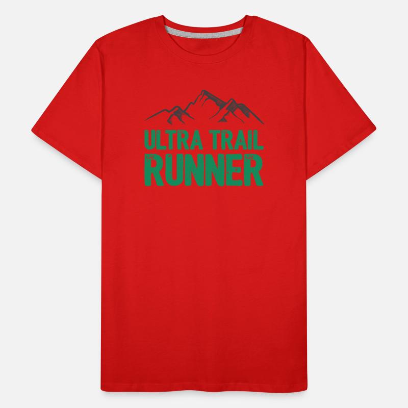 Ultra Trail Runner Männer Premium Bio T-Shirt