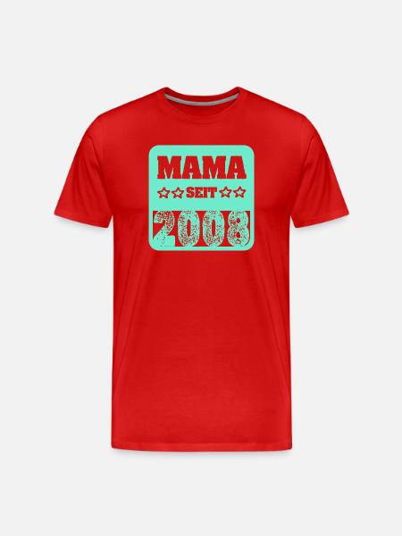 2008 - Männer Premium Bio T-Shirt - Rot