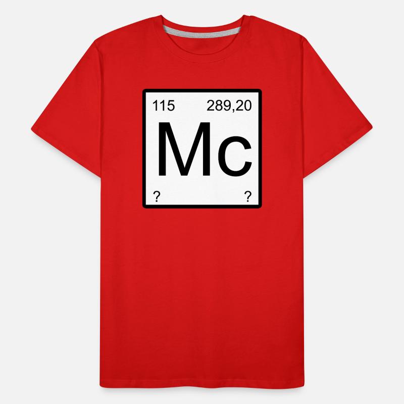 Bloc à éléments minimaux Moscovium T-shirt bio Premium Homme
