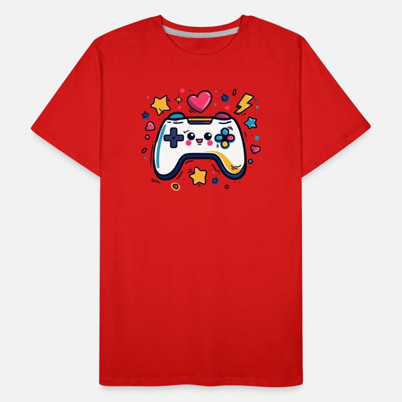 Colorful controller charm Men's Premium Organic T-Shirt