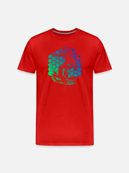 Snowboard perfect for every snowboard - Men's Premium Organic T-Shirt - red