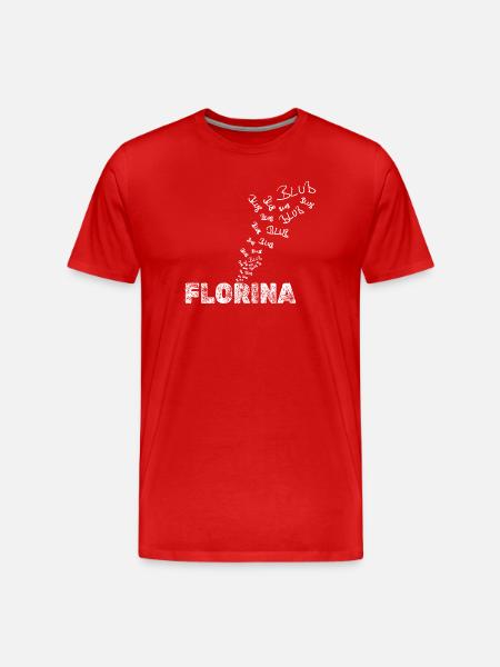 Angler Florina - Men's Premium Organic T-Shirt - red