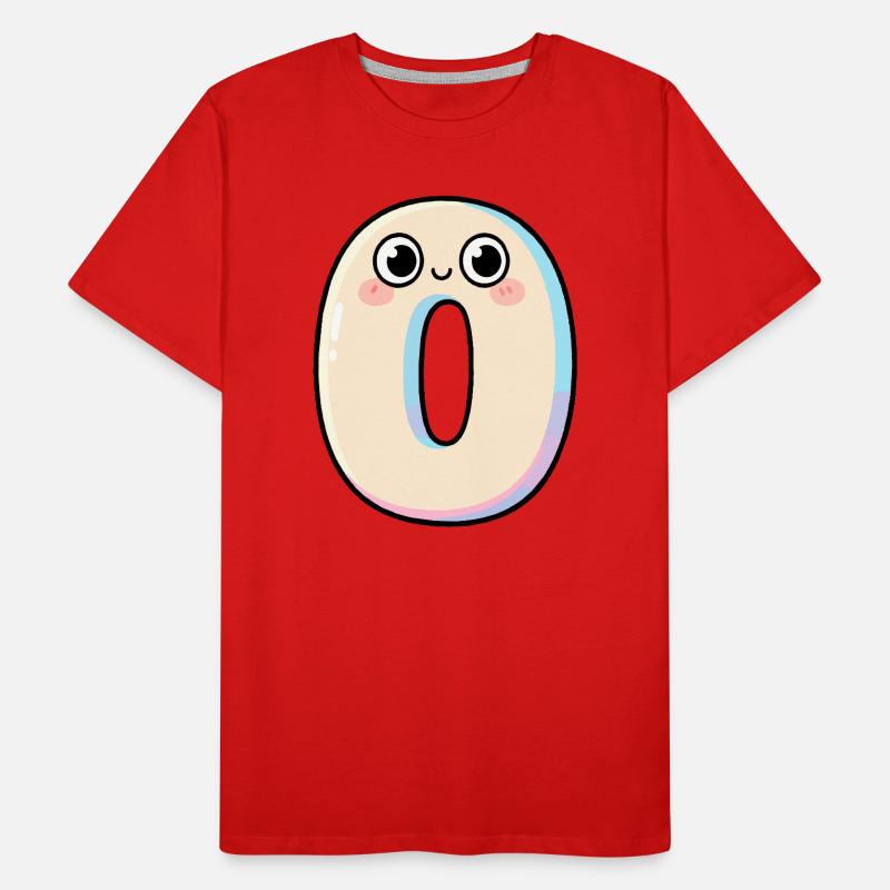 Zero Kawaii Smiling Men's Premium Organic T-Shirt