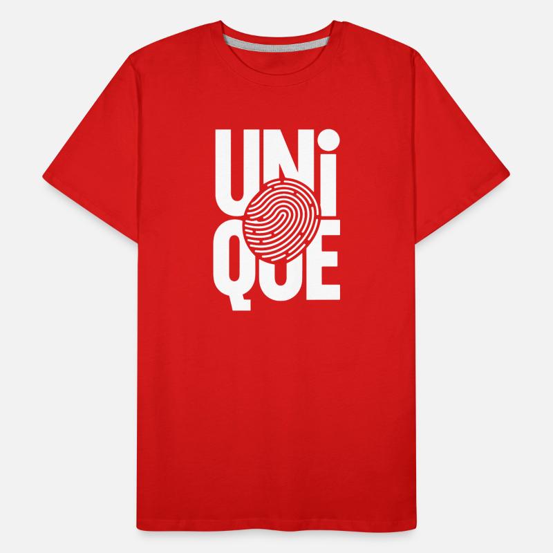 unique unique unique self-worth unique Men's Premium Organic T-Shirt