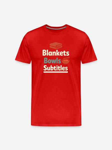 Anime introvert Weeb couch potato - Men's Premium Organic T-Shirt - red