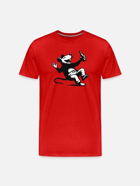 Partymaus - Men's Premium Organic T-Shirt - red