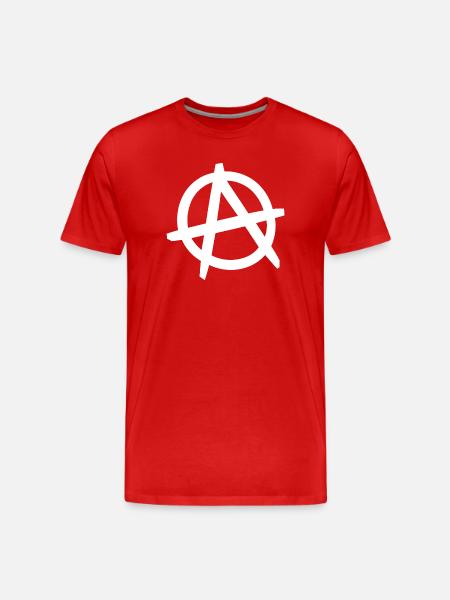 The Couching Dad "Anarchy" - Men's Premium Organic T-Shirt - red