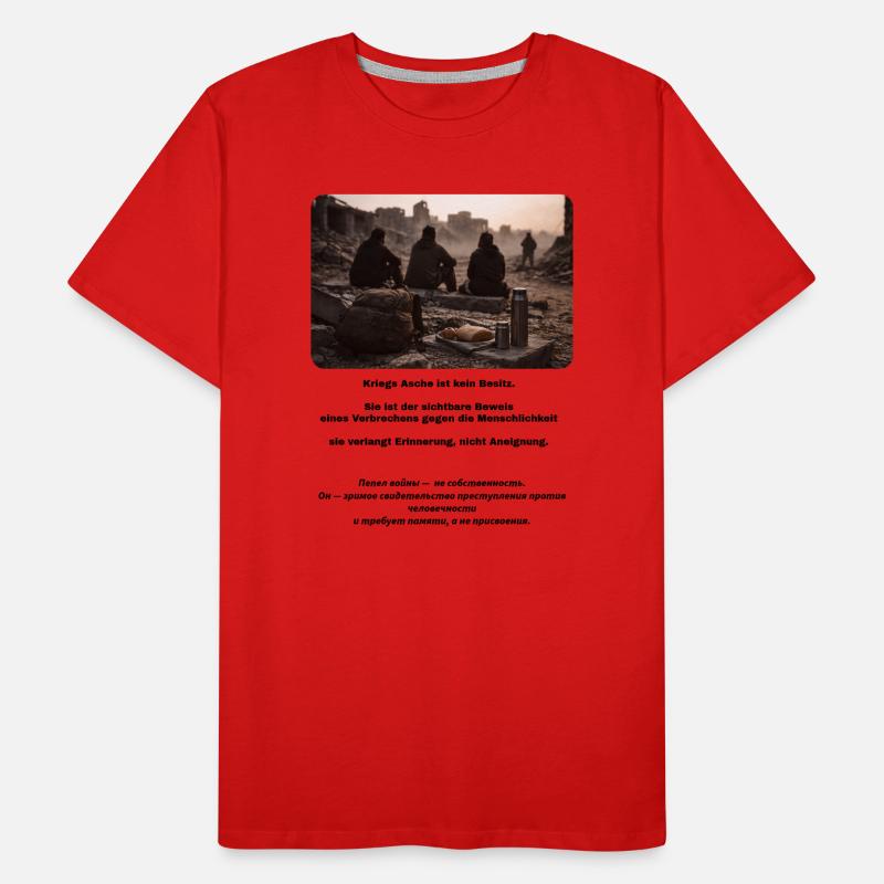 Ruins in the evening light Men's Premium Organic T-Shirt