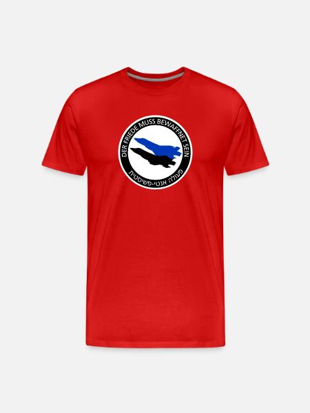 dfmbs_logo - Men's Premium Organic T-Shirt - red