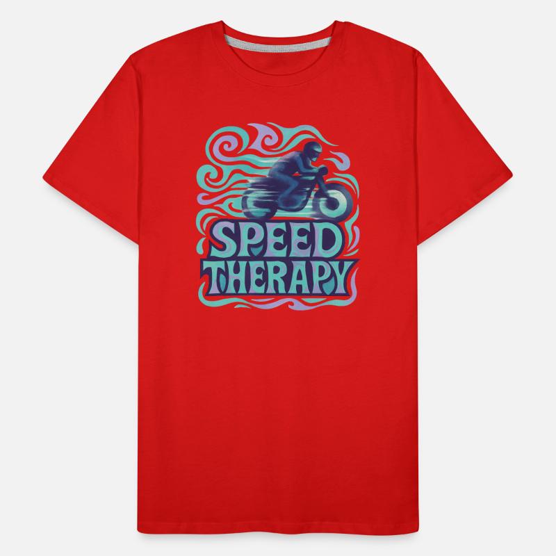 Speed Therapy - Motorcycle Men's Premium Organic T-Shirt