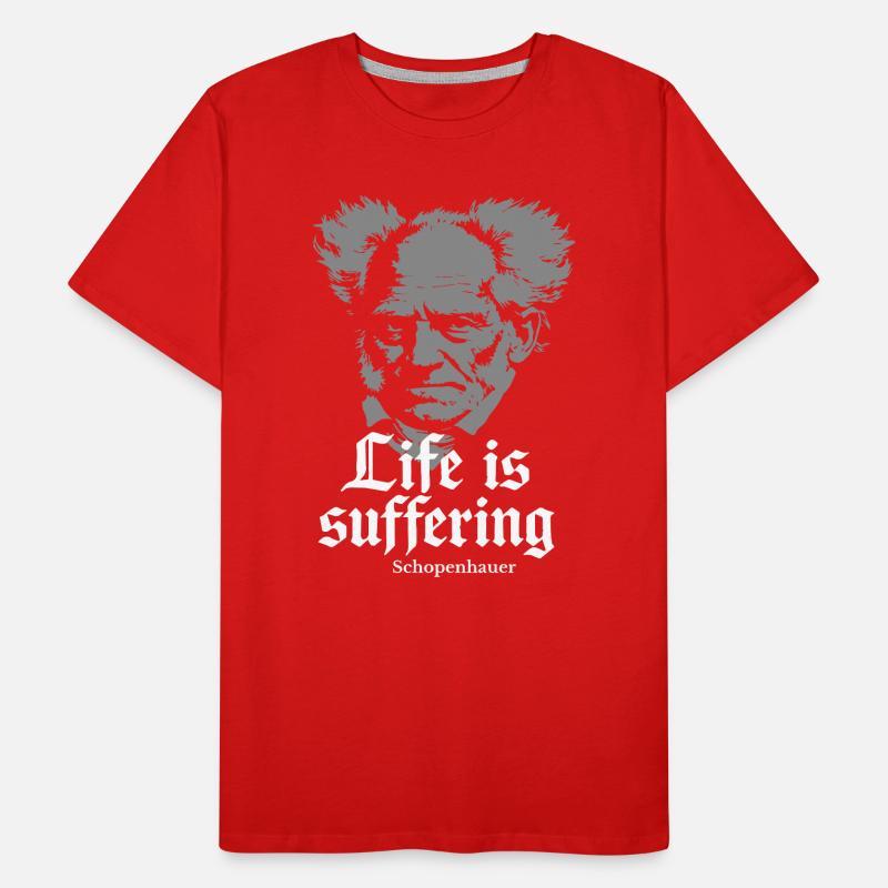 Life is Suffering: Schopenhauer Tee Men's Premium Organic T-Shirt