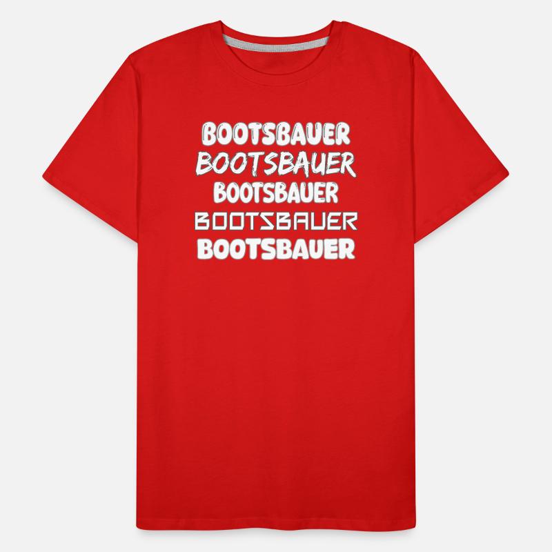 Bootsbauer Männer Premium Bio T-Shirt