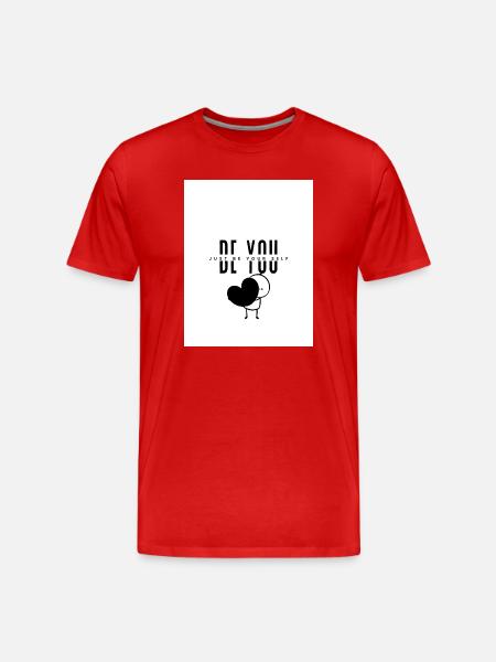 Sois toi-même - T-shirt bio Premium Homme - rouge