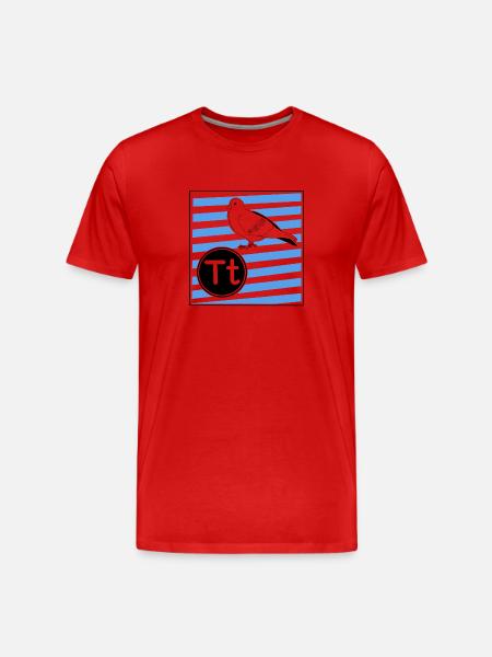 T pour Colombe - T-shirt bio Premium Homme - rouge