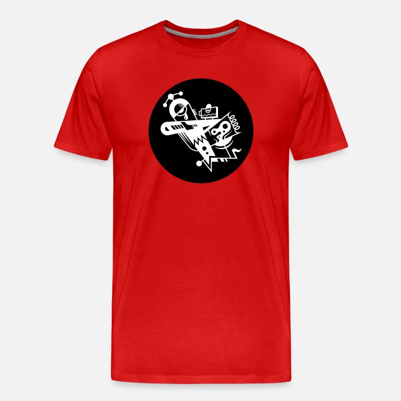 Shard 81 - Männer Premium Bio T-Shirt - Rot