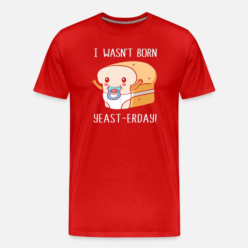 Bäcker Bäckerin Backen - Männer Premium Bio T-Shirt - Rot