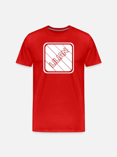 Gift for Lilian - Men's Premium Organic T-Shirt - red
