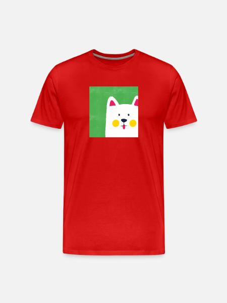Dog lover - Men's Premium Organic T-Shirt - red
