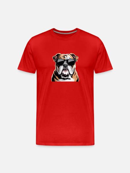 Bouledogue - T-shirt bio Premium Homme - rouge