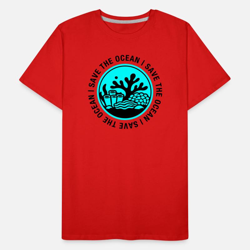 Sauver l’océan T-shirt bio Premium Homme