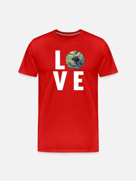 Rat Rat - Men's Premium Organic T-Shirt - red