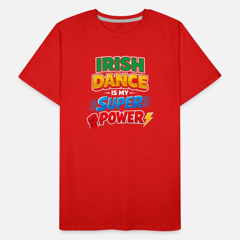 Irish Dance Step-dancing Celtic Fan Men's Premium Organic T-Shirt