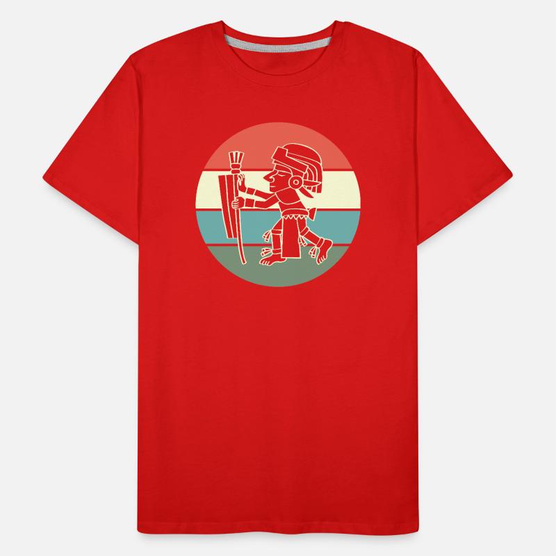 aztec Mayan calendar Inca Men's Premium Organic T-Shirt
