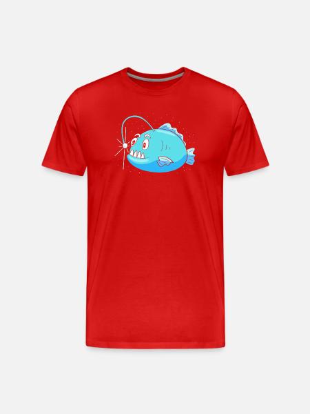 Frogfish - Men's Premium Organic T-Shirt - red