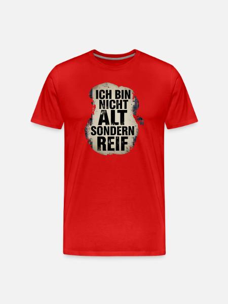 I'm not old but mature - Men's Premium Organic T-Shirt - red