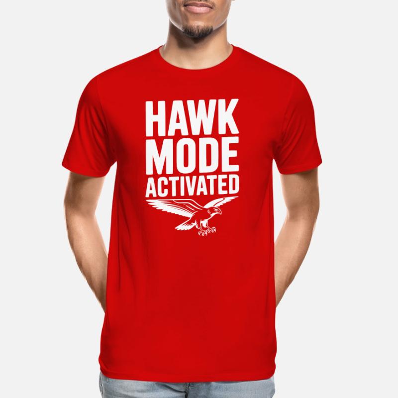 Hawk Mode Activated Men's Premium Organic T-Shirt