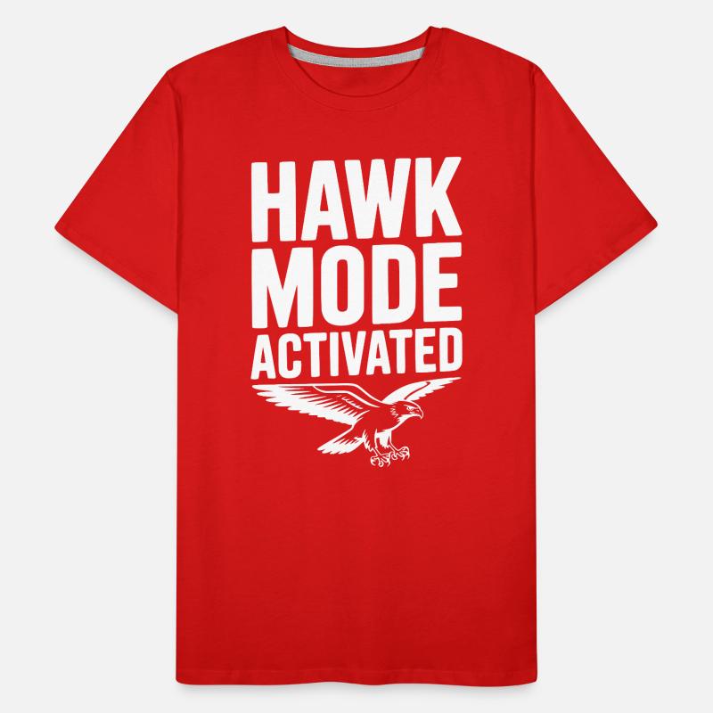 Mode Faucon activé T-shirt bio Premium Homme